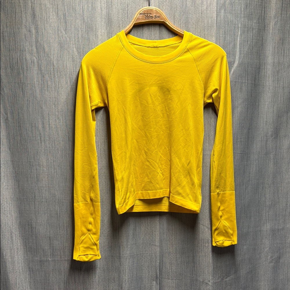 lululemon athletica Yellow Sweatshirt